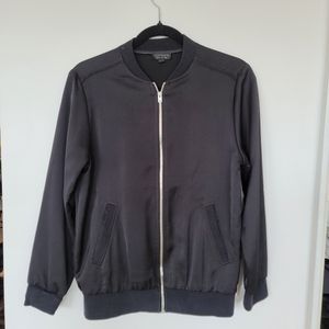 Top Shop Bomber Jacket Size US 4 Black